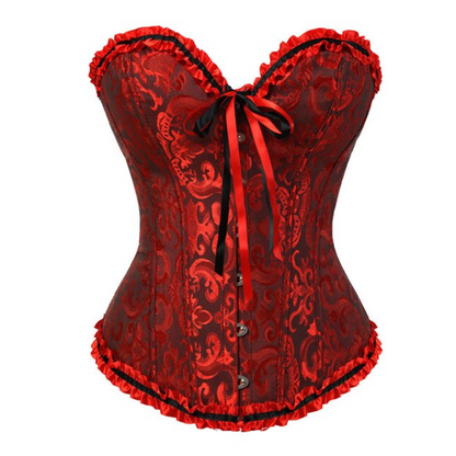 Corselet vies plissado