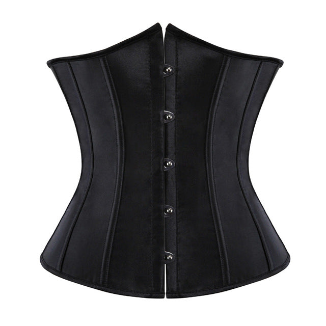 Corselet underbust acetinado